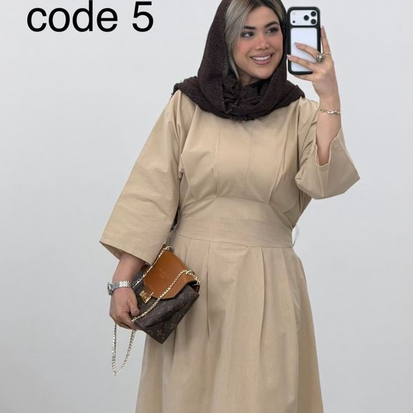 پیراهن لینن مدل ساجده