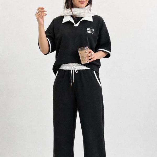 ست تیشرت شلوار ترند miu miu