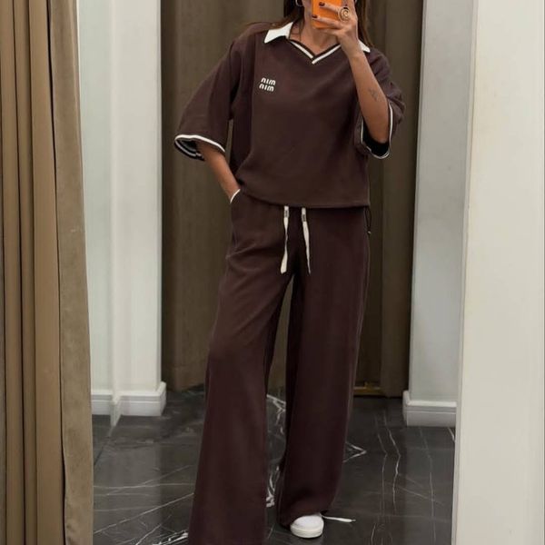 ست تیشرت شلوار ترند miu miu