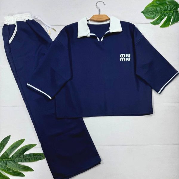 ست تیشرت شلوار ترند miu miu