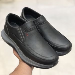 کفش چرم مردانه مدل رونیکس مشکی