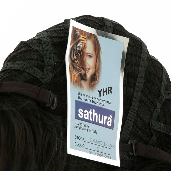 کلاه گیس کوتاه مدل BAMOO3 برند Sathura کد 3