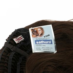 فروش اینترنتی کلاه گیس بلند مدل BRO 743A برند Sathura کد 6SP33