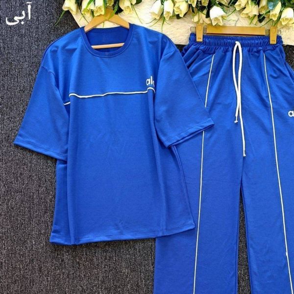 ست تیشرت و شلوارalo مغزی دوزی زنانه