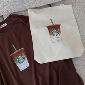 خرید انلاین تیشرت باکسی چاپی drink