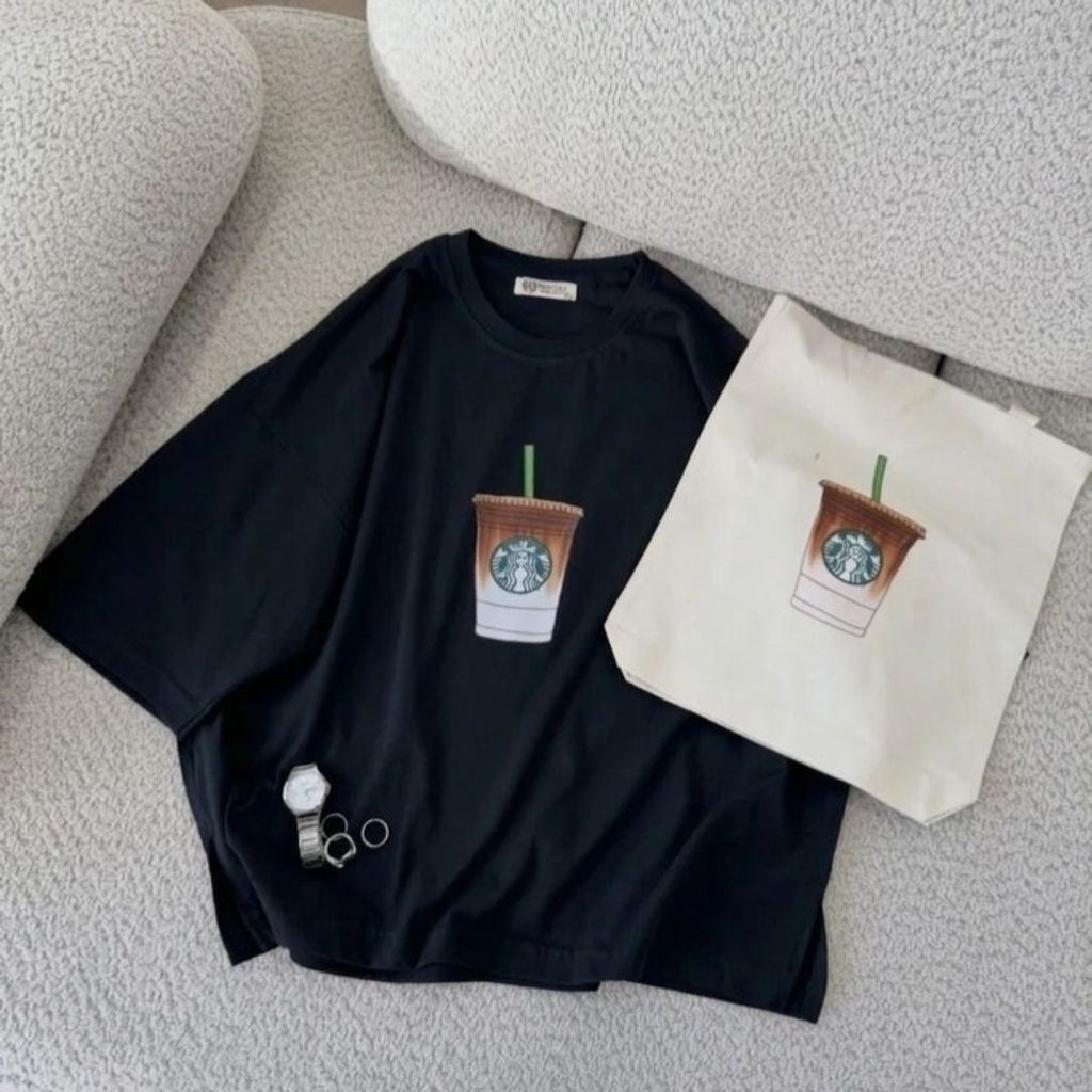 خرید اینترنتی تیشرت باکسی چاپی drink