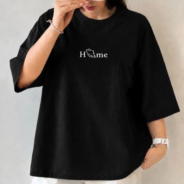 تیشرت باکسی چاپی home