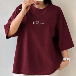 قیمت ارزان تیشرت باکسی چاپی home
