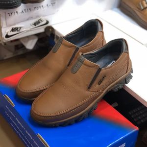 خرید اینترنتی قیمت کفش چرم مردانه ترمو مدل کلاس پا عسلی