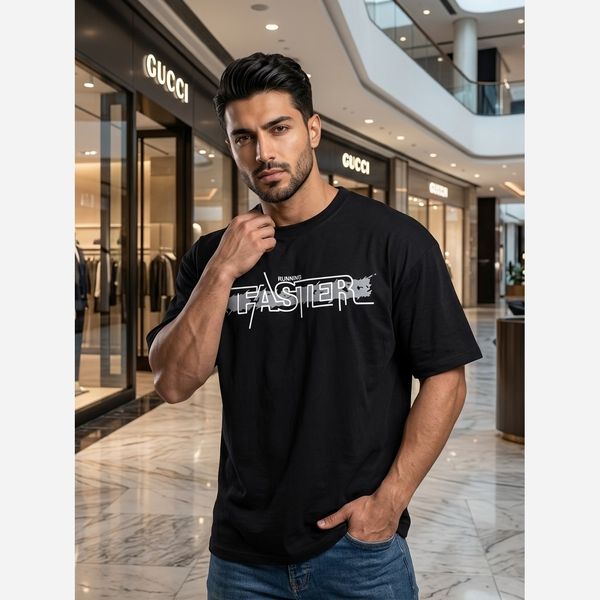 تیشرت مردانه پنبه سوپر FASTER در 5 رنگ متنوع
