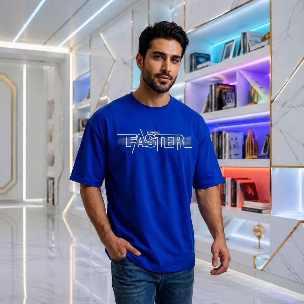 قیمت تیشرت مردانه پنبه سوپر FASTER در 5 رنگ متنوع