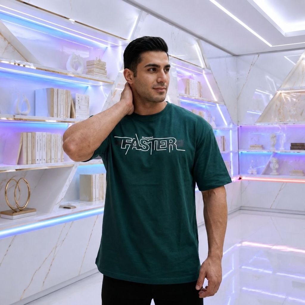 قیمت تیشرت مردانه پنبه سوپر FASTER در 5 رنگ متنوع