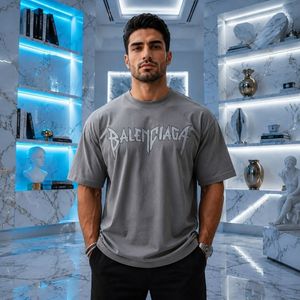 خرید انلاین تیشرت مردانه پنبه سوپر BALANCE قواره باکسی در 4 رنگ جذاب
