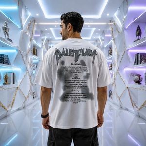 خرید اینترنتی تیشرت مردانه پنبه سوپر BALANCE قواره باکسی در 4 رنگ جذاب