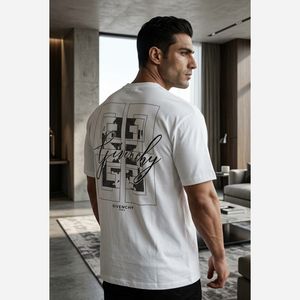 تیشرت مردانه پنبه سوپر GIVENCHY قواره باکسی در 4 رنگ جذاب