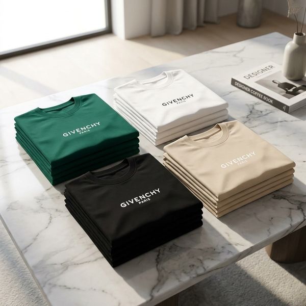 تیشرت مردانه پنبه سوپر GIVENCHY قواره باکسی در 4 رنگ جذاب