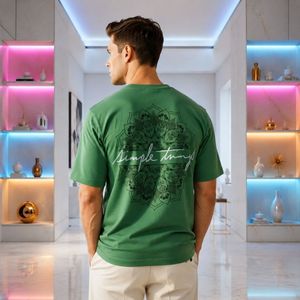 خرید اینترنتی تیشرت مردانه پنبه سوپر Things قواره باکسی در 4 رنگ جذاب