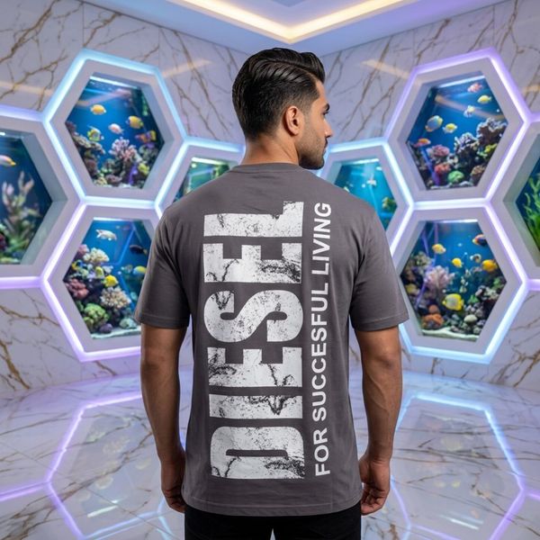 تیشرت مردانه پنبه سوپر DIESEL در 5 رنگ متنوع