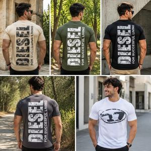 فروش اینترنتی تیشرت مردانه پنبه سوپر DIESEL در 5 رنگ متنوع 