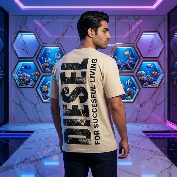 تیشرت مردانه پنبه سوپر DIESEL در 5 رنگ متنوع
