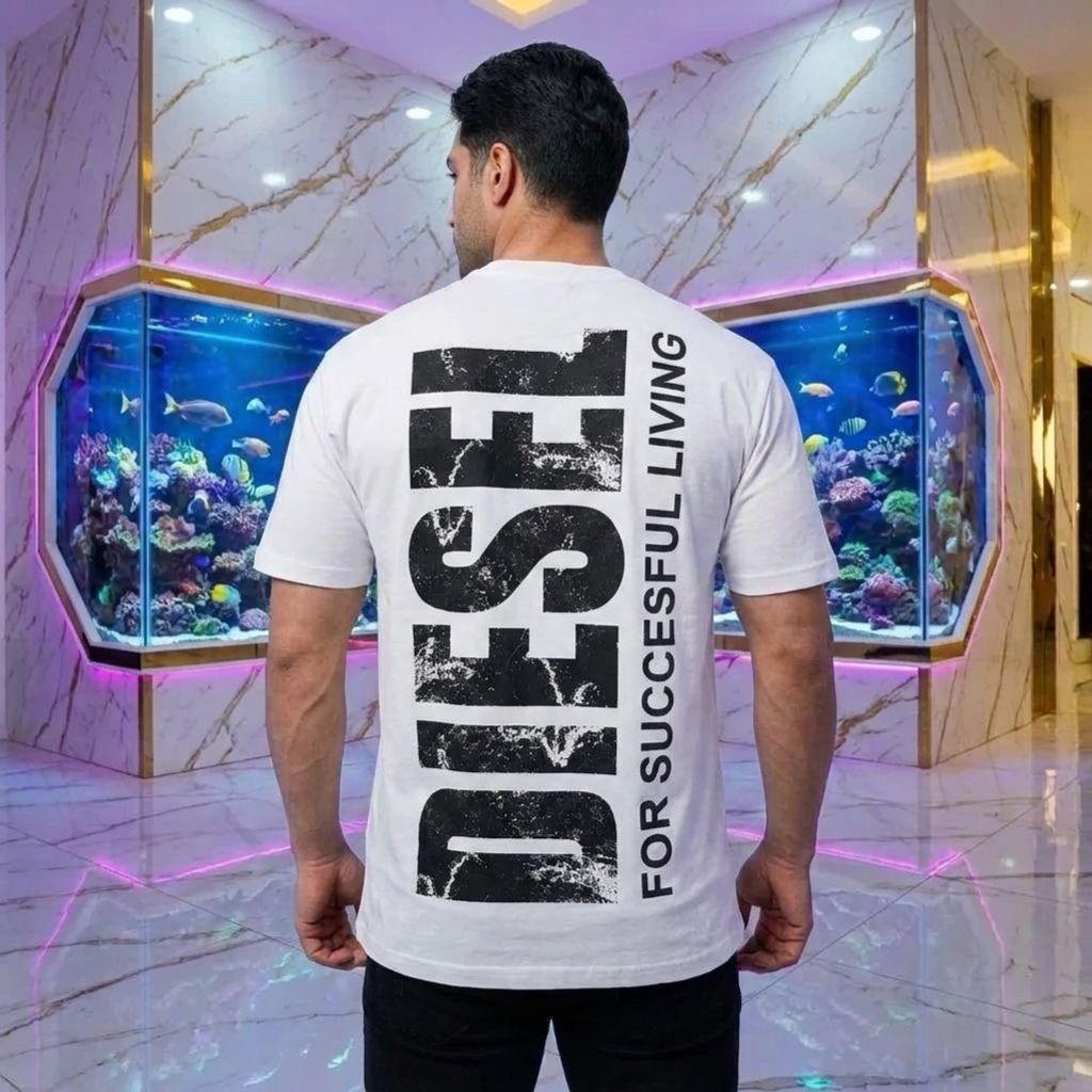 فروش اینترنتی تیشرت مردانه پنبه سوپر DIESEL در 5 رنگ متنوع
