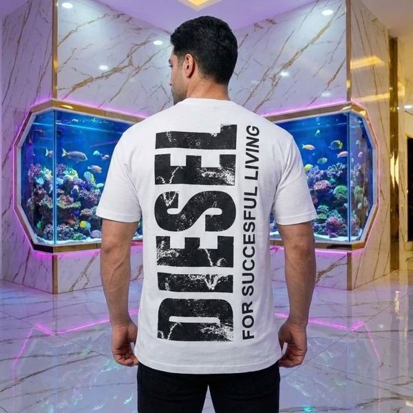 تیشرت مردانه پنبه سوپر DIESEL در 5 رنگ متنوع