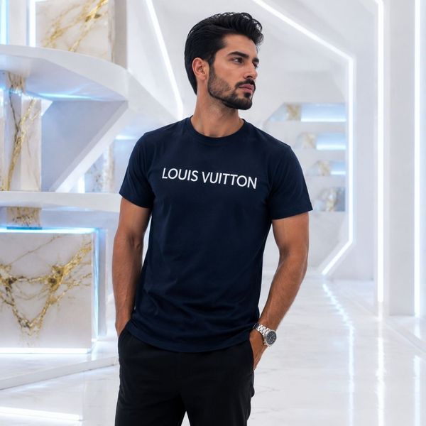 تیشرت مردانه پنبه سوپر Louis Vuitton در 6 رنگ جذاب