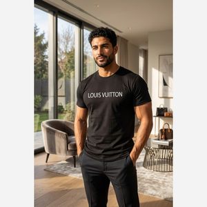 قیمت ارزان تیشرت مردانه پنبه سوپر Louis Vuitton در 6 رنگ جذاب