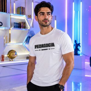 فروش اینترنتی تیشرت مردانه پنبه سوپر PEDAGOGIA در 5 رنگ جذاب