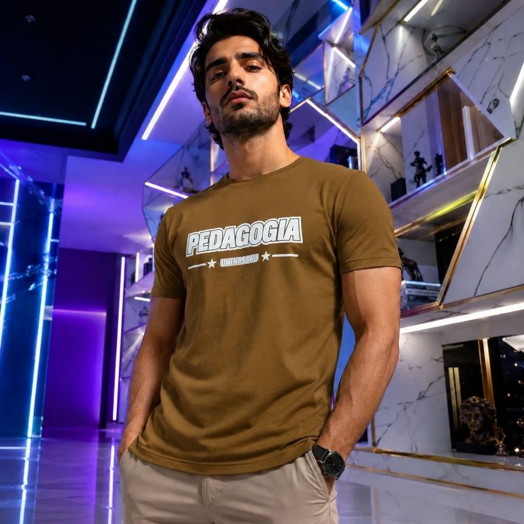 قیمت تیشرت مردانه پنبه سوپر PEDAGOGIA در 5 رنگ جذاب