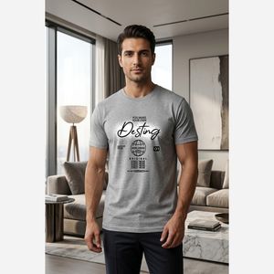 خرید اینترنتی تیشرت مردانه پنبه سوپر Desting در 6 رنگ جذاب
