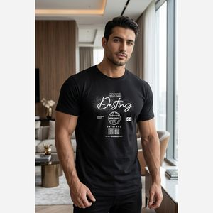 فروش اینترنتی تیشرت مردانه پنبه سوپر Desting در 6 رنگ جذاب