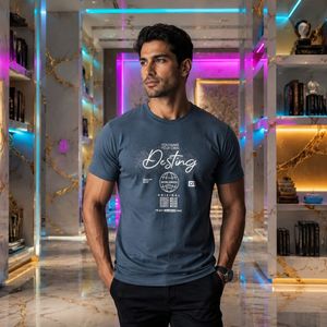 خرید آنلاین تیشرت مردانه پنبه سوپر Desting در 6 رنگ جذاب