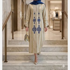 خرید اینترنتی قیمت مانتو گلدوزی شانتون اسلپ آوا آبی
