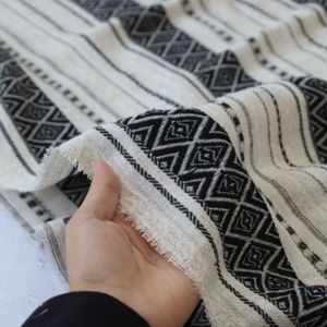 خرید انلاین پارچه شانتون راه راه طرح سنتی