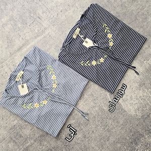 خرید اینترنتی تاپ یقه بنددار راه راه زنانه