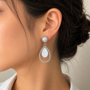 قیمت گوشواره مجلسی مرواریدی