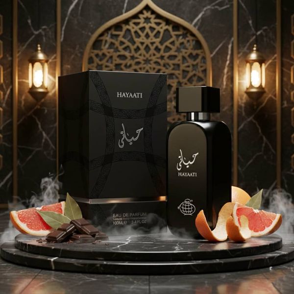 عطر ادکلن زنانه حیاتی فراگرنس ورد مدل حیاتی مشکی - جعبه هارد باکس