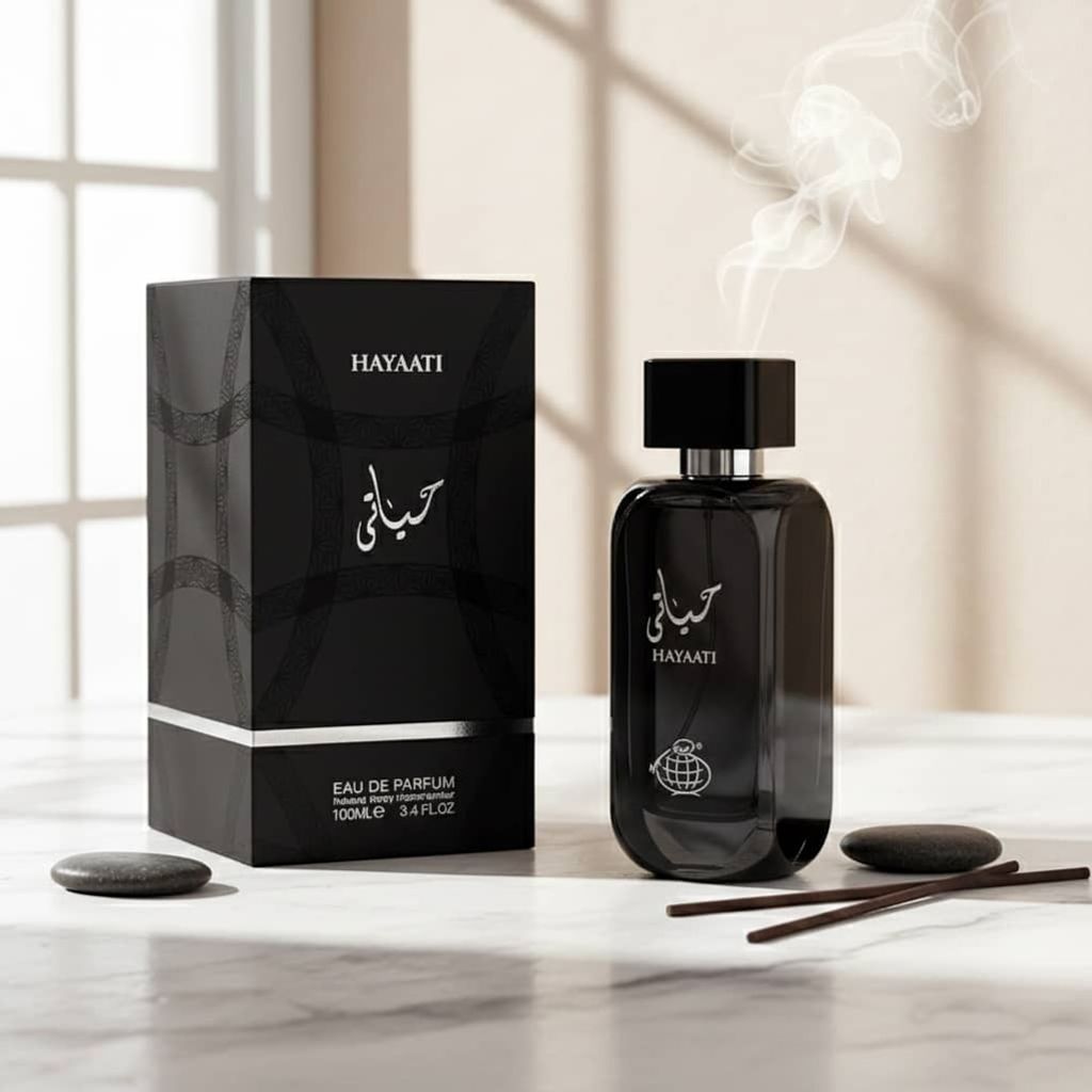 قیمت عطر ادکلن زنانه مردانه حیاتی فراگرنس ورد مدل حیاتی مشکی - جعبه هارد باکس