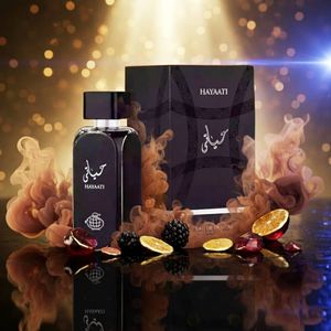 عطر ادکلن زنانه مردانه حیاتی فراگرنس ورد مدل حیاتی مشکی - جعبه هارد باکس