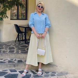 مشخصات شومیز زنانه باکسی مدل درسا(کالکشن فروزان نریمیسا)