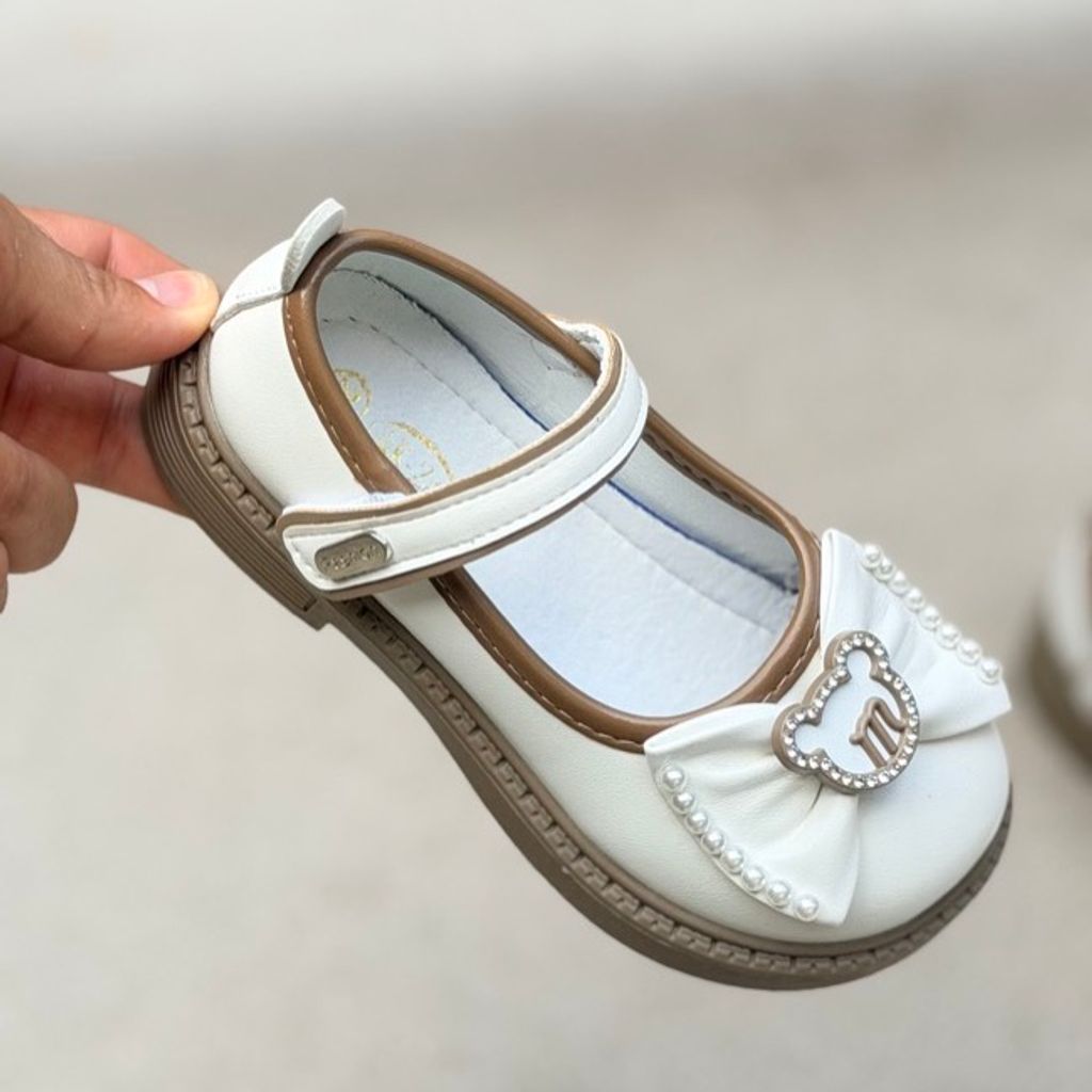 خرید اینترنتی قیمت کفش دخترانه عروسکی طرح میفی پاپیونی از K-Z کد 5023116