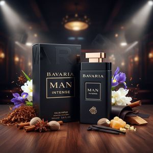 عطر ادکلن مردانه بولگاری من این بلک فراگرنس ورد مدل باواریا من اینتنس