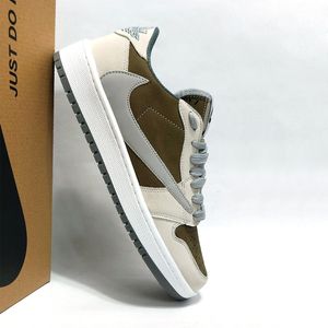 خرید انلاین کتانی نایک جردن ترویس اسکات Nike Travis Scott کرم قهوه ای