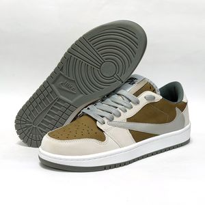 کتانی نایک جردن ترویس اسکات Nike Travis Scott کرم قهوه ای