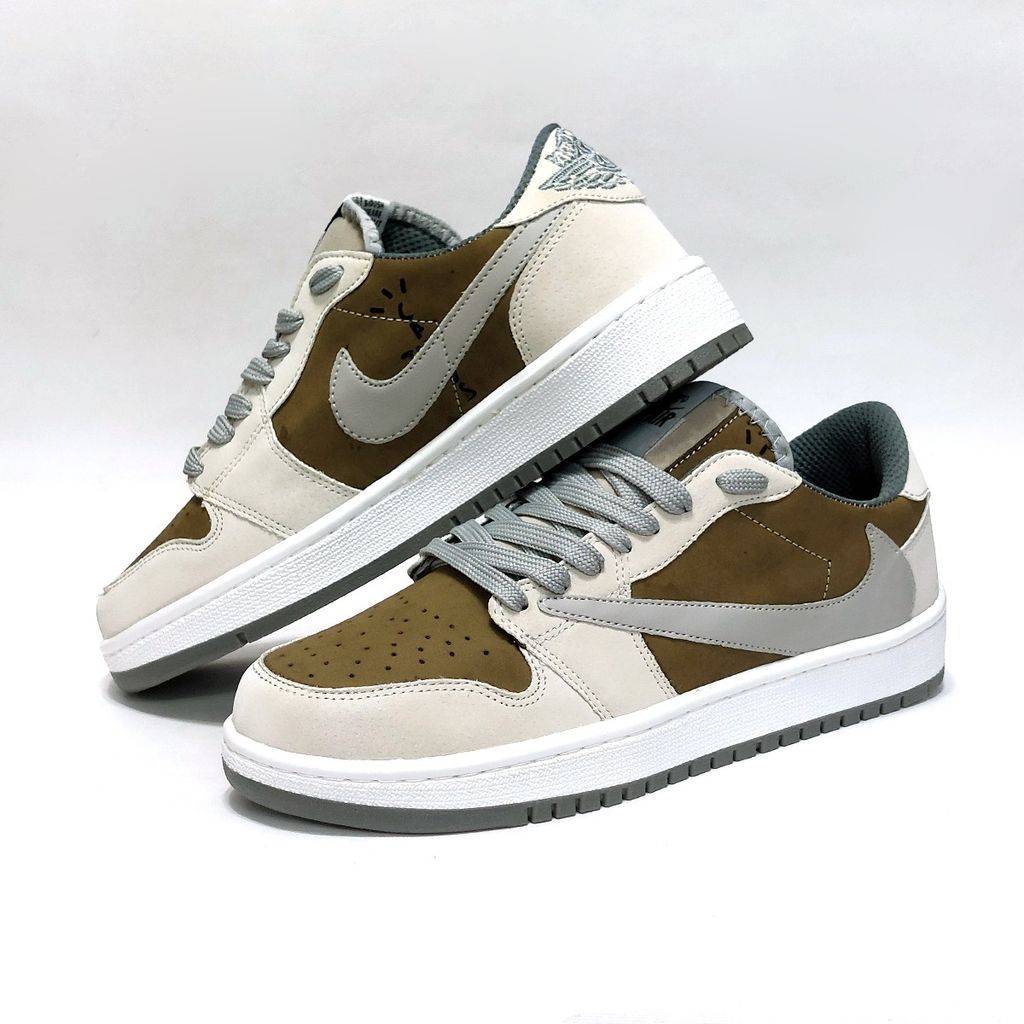قیمت کتانی نایک جردن ترویس اسکات Nike Travis Scott کرم قهوه ای