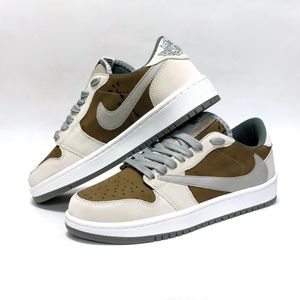 قیمت کتانی نایک جردن ترویس اسکات Nike Travis Scott کرم قهوه ای