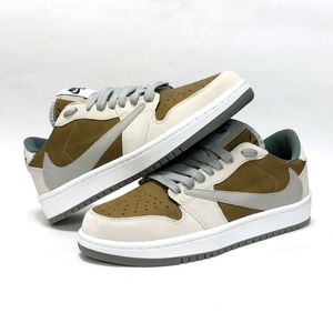 مشخصات کتانی نایک جردن ترویس اسکات Nike Travis Scott کرم قهوه ای