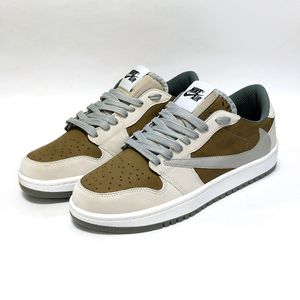 قیمت ارزان کتانی نایک جردن ترویس اسکات Nike Travis Scott کرم قهوه ای