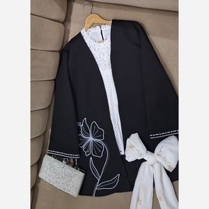 خرید اینترنتی قیمت مانتو کتی گلدوزی مدل آیماز